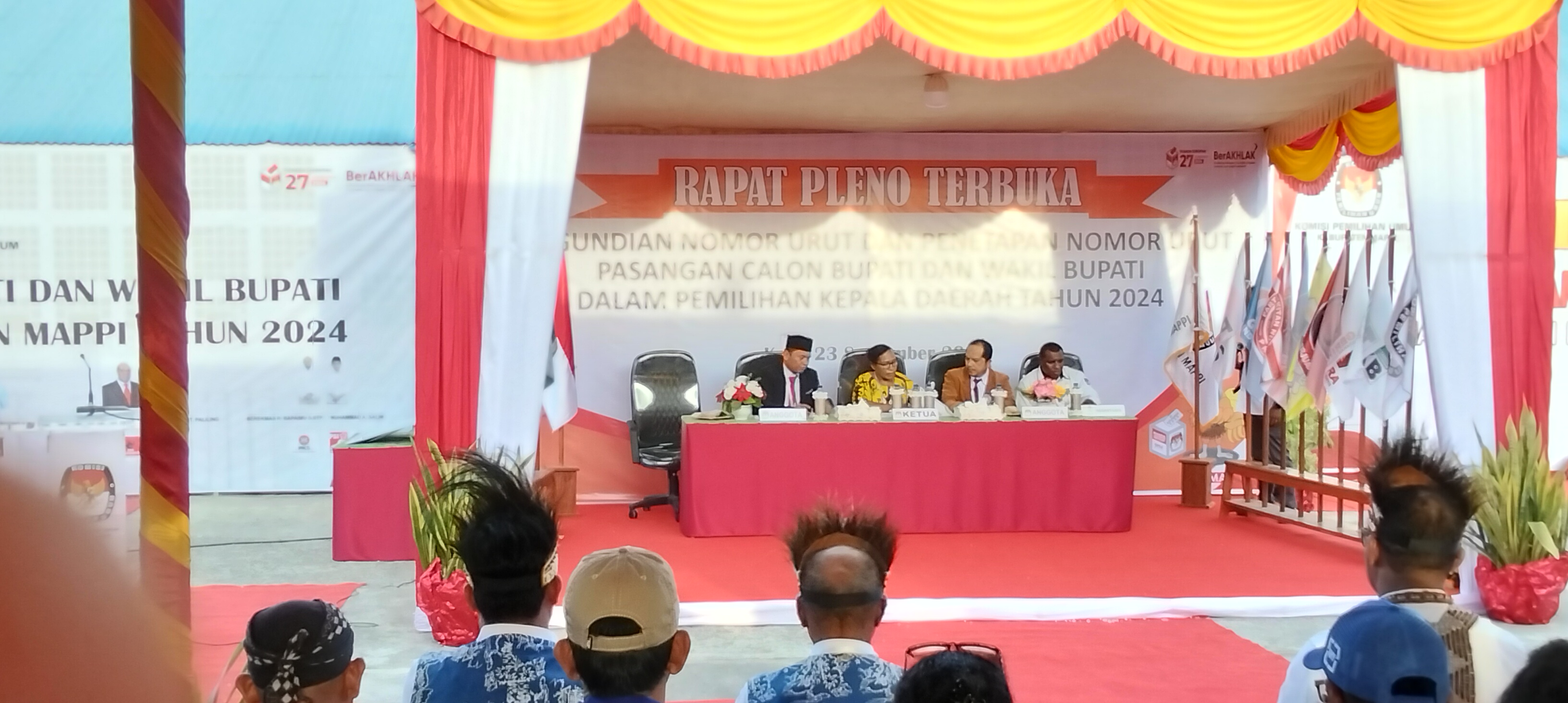 Persiapan pengudian Nomor Urut